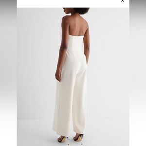 Express White Jumpsuit